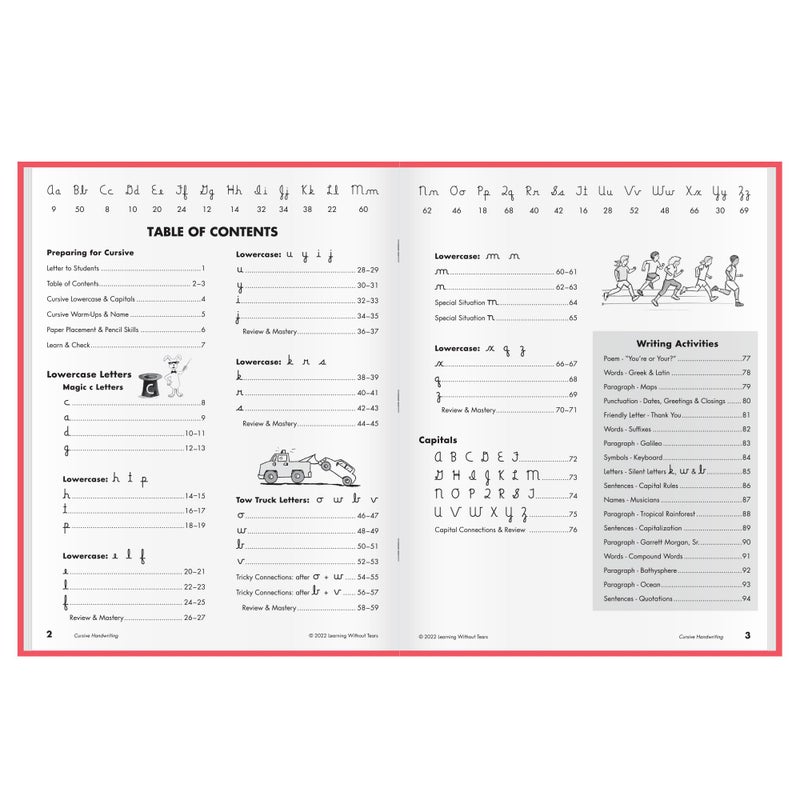 Learning Without Tears, Cursive Handwriting, Student Workbook, Age 8+, 3rd Grade+, Handwriting Practice, Writing Book, School & Home, Language Arts, Tutoring - Image 2